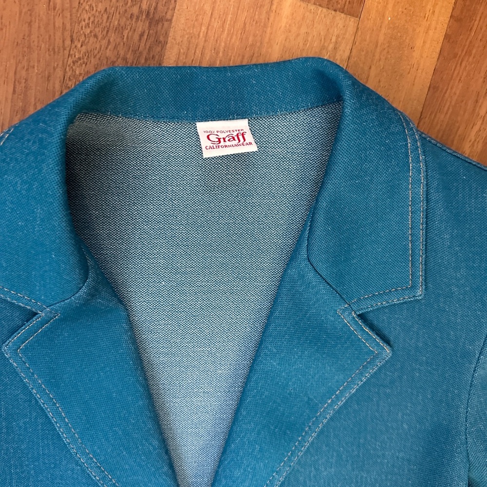 Teal Women's Blazer - Picture 6 of 6